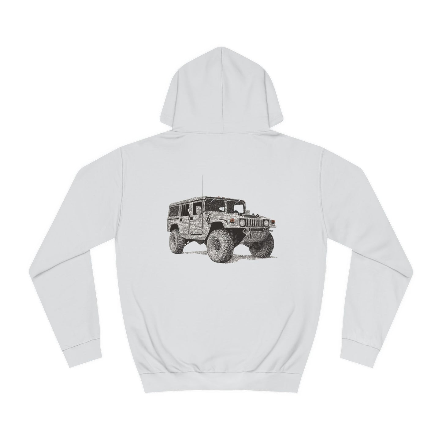 Unisex College Hoodie with ATV print