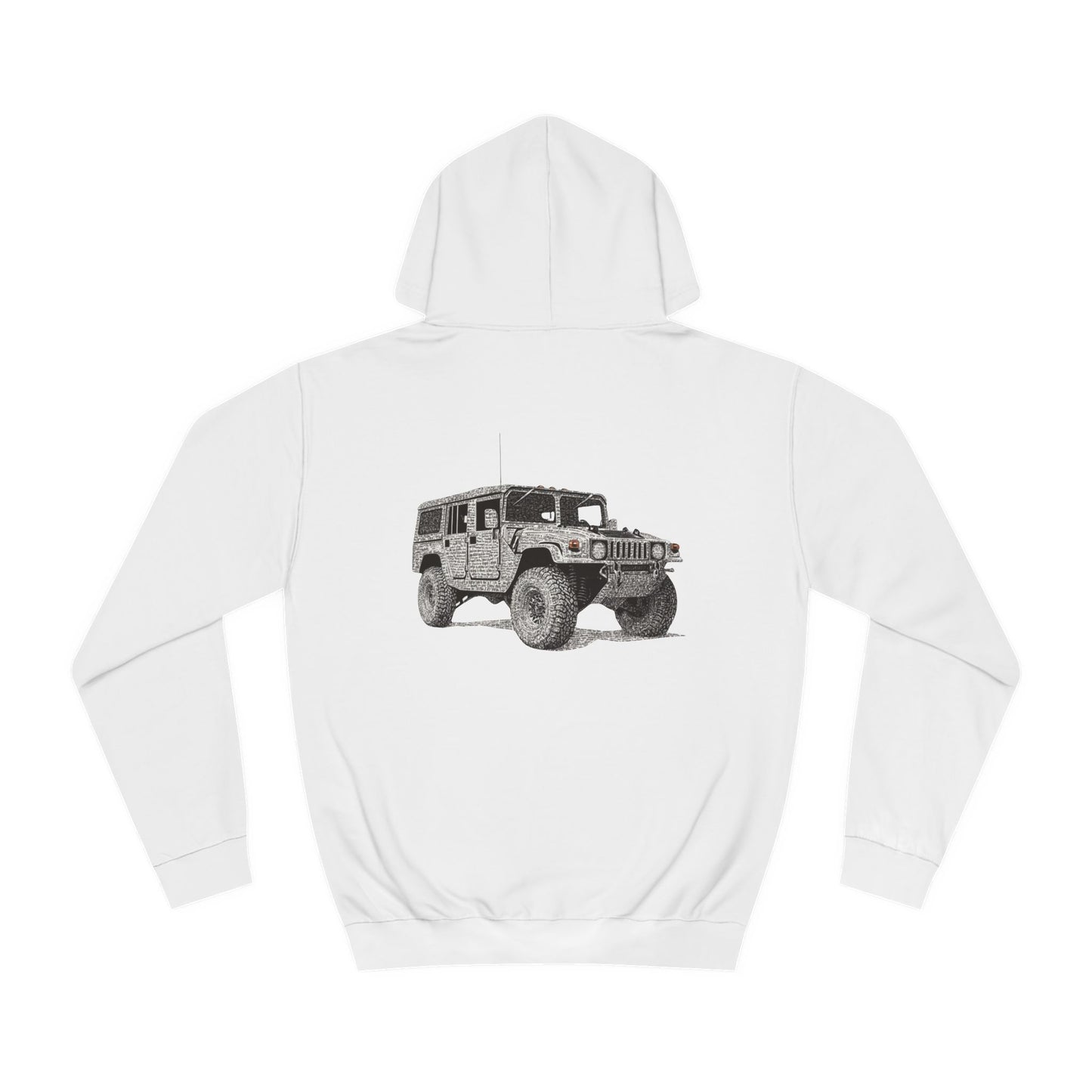 Unisex College Hoodie with ATV print