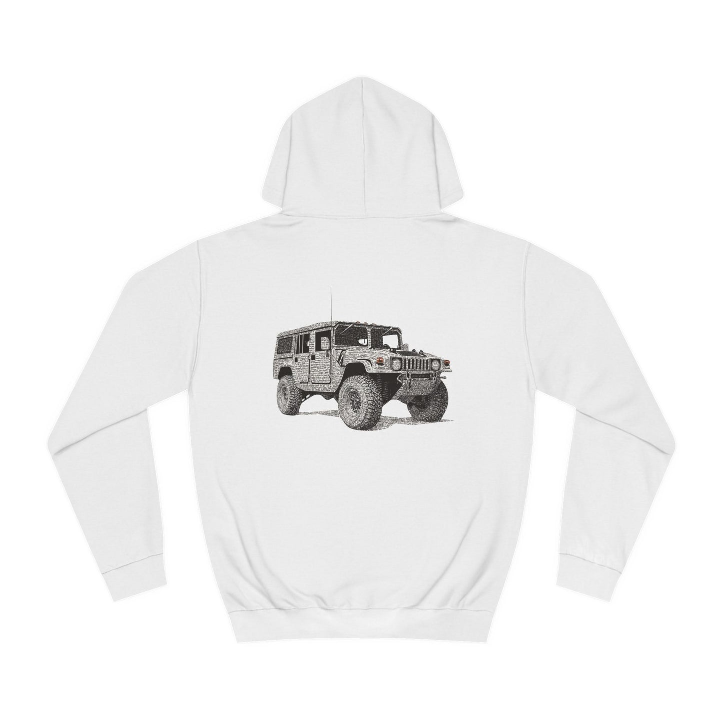 Unisex College Hoodie with ATV print