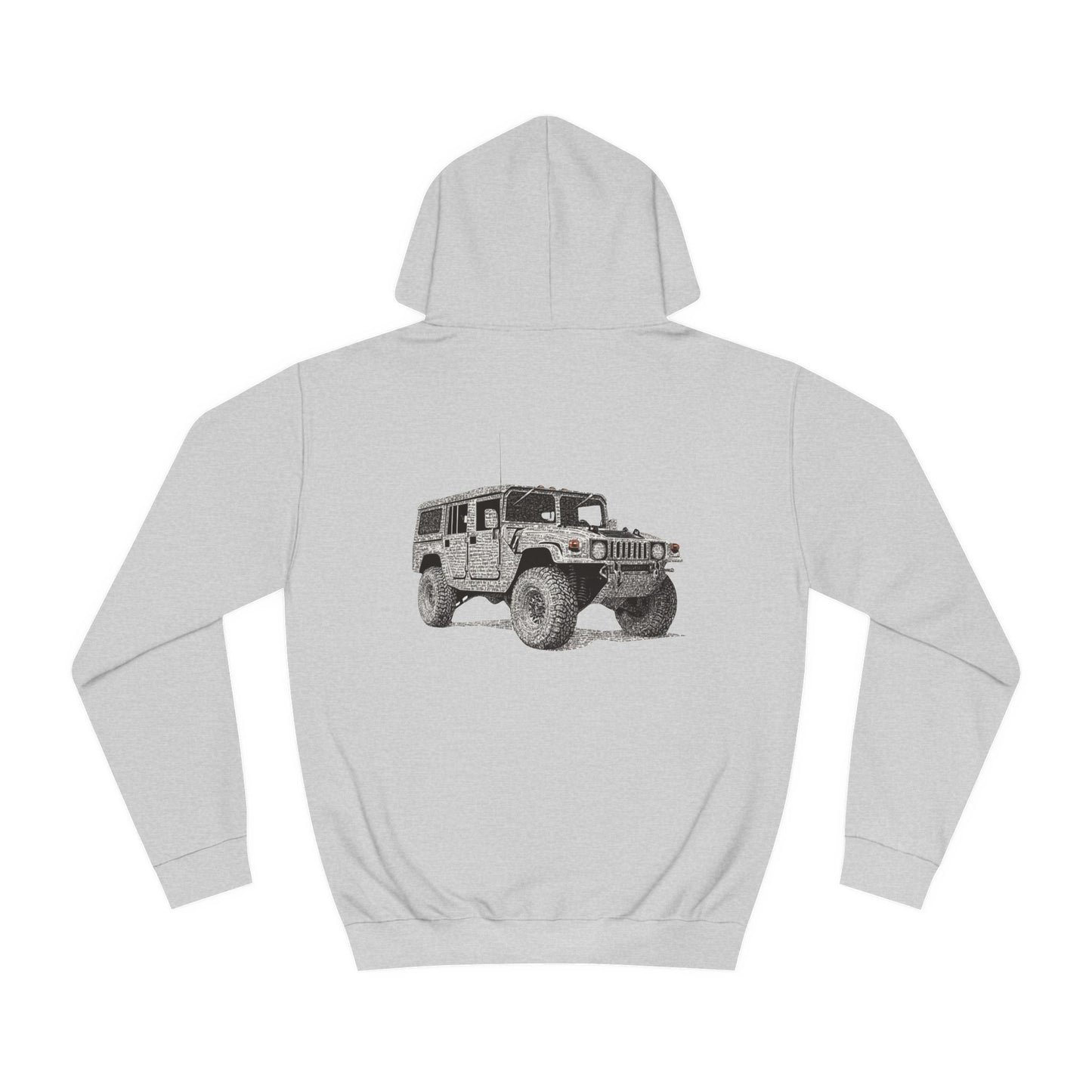 Unisex College Hoodie with ATV print