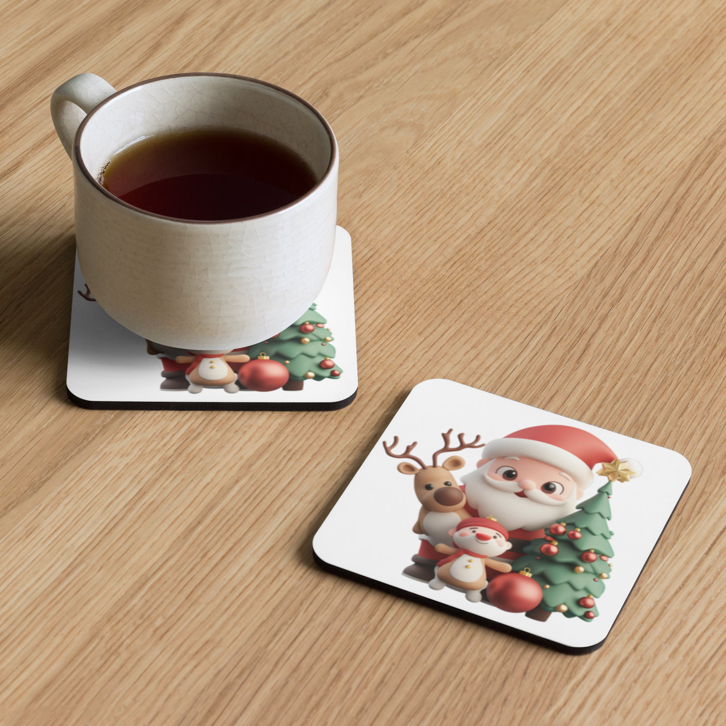 Christmas Coasters Bundle - Santa Squad (X4)