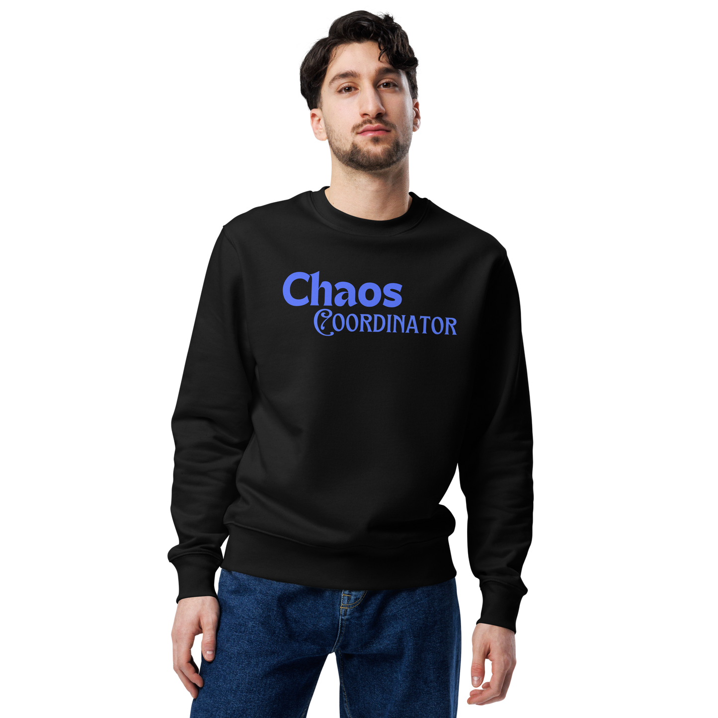 Unisex eco sweatshirt Chaos Coordinator