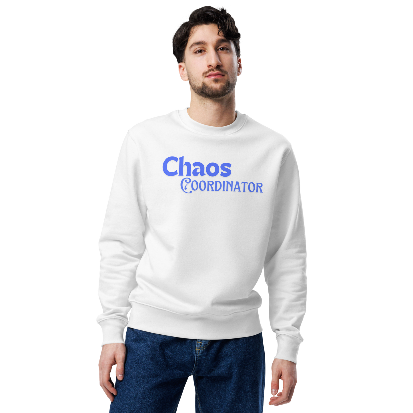 Unisex eco sweatshirt Chaos Coordinator