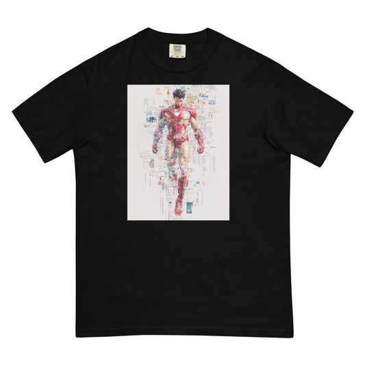 Unisex garment-dyed heavyweight t-shirt Robot theme