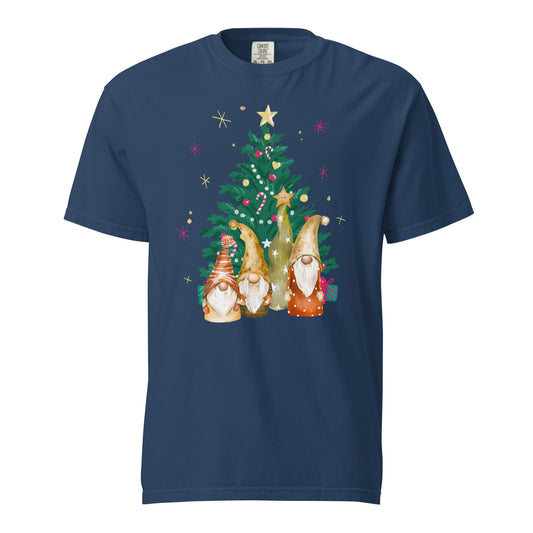 Unisex garment-dyed heavyweight t-shirt Christmas theme