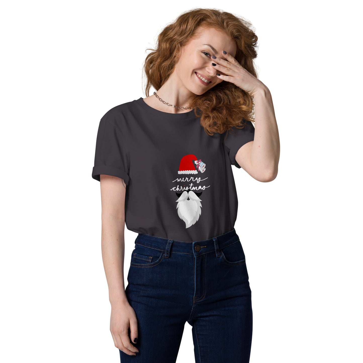 Unisex organic cotton t-shirt Christmas theme