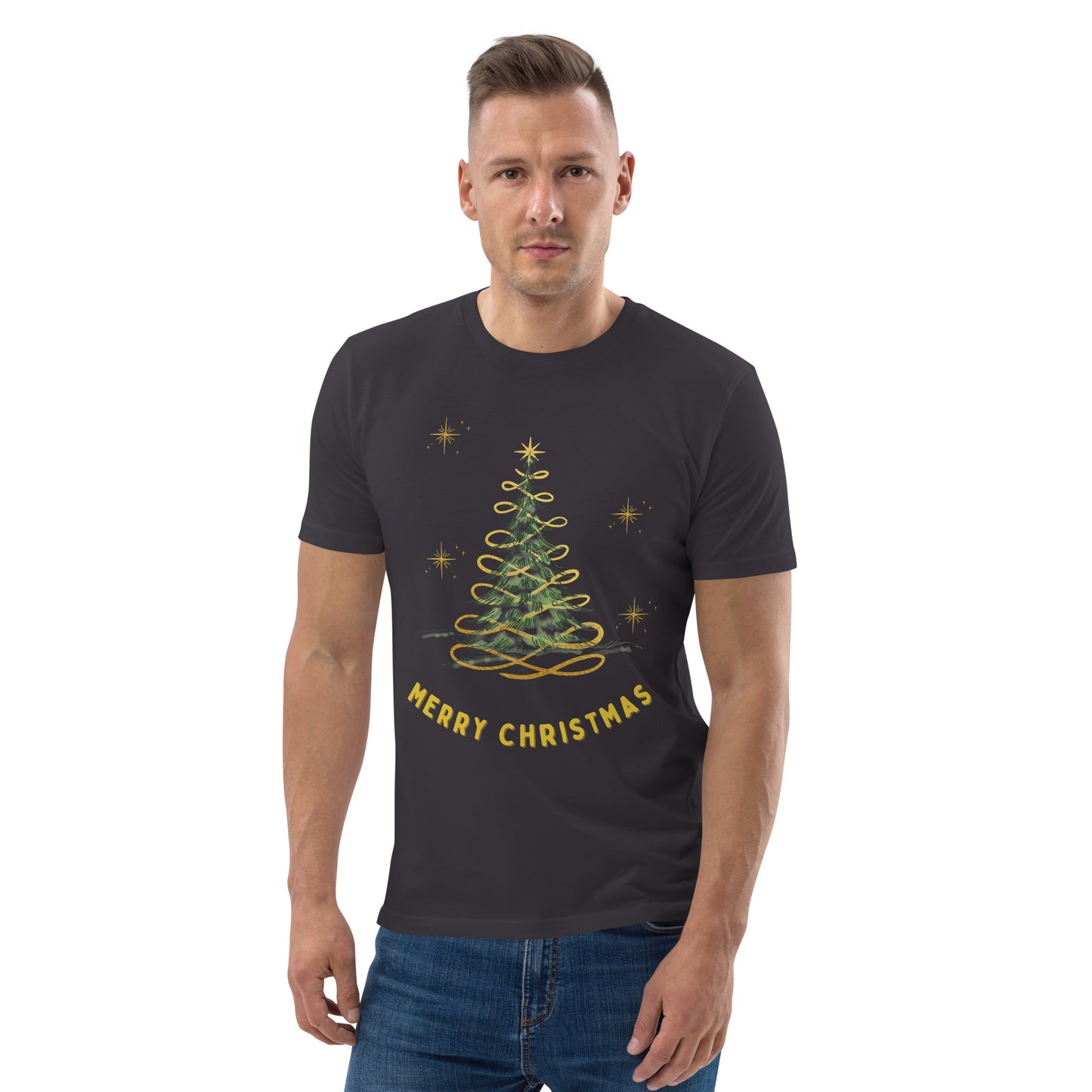 Unisex organic cotton t-shirt Christmas theme