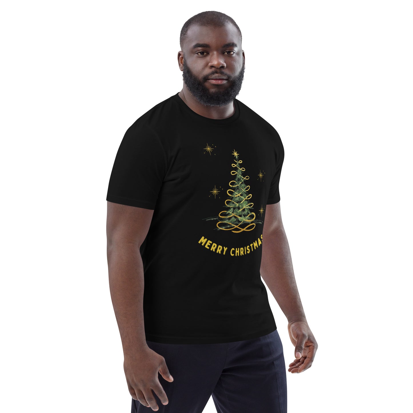 Unisex organic cotton t-shirt Christmas theme