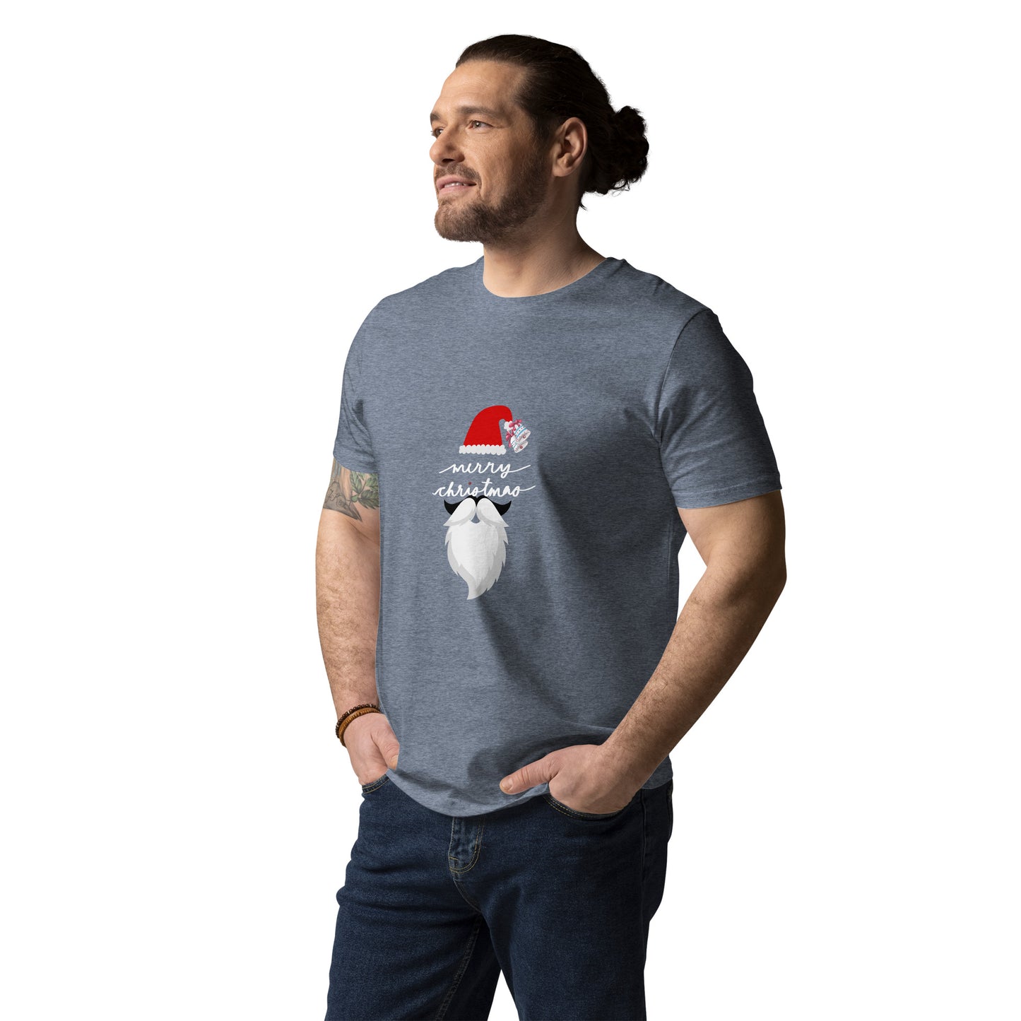 Unisex organic cotton t-shirt Christmas theme