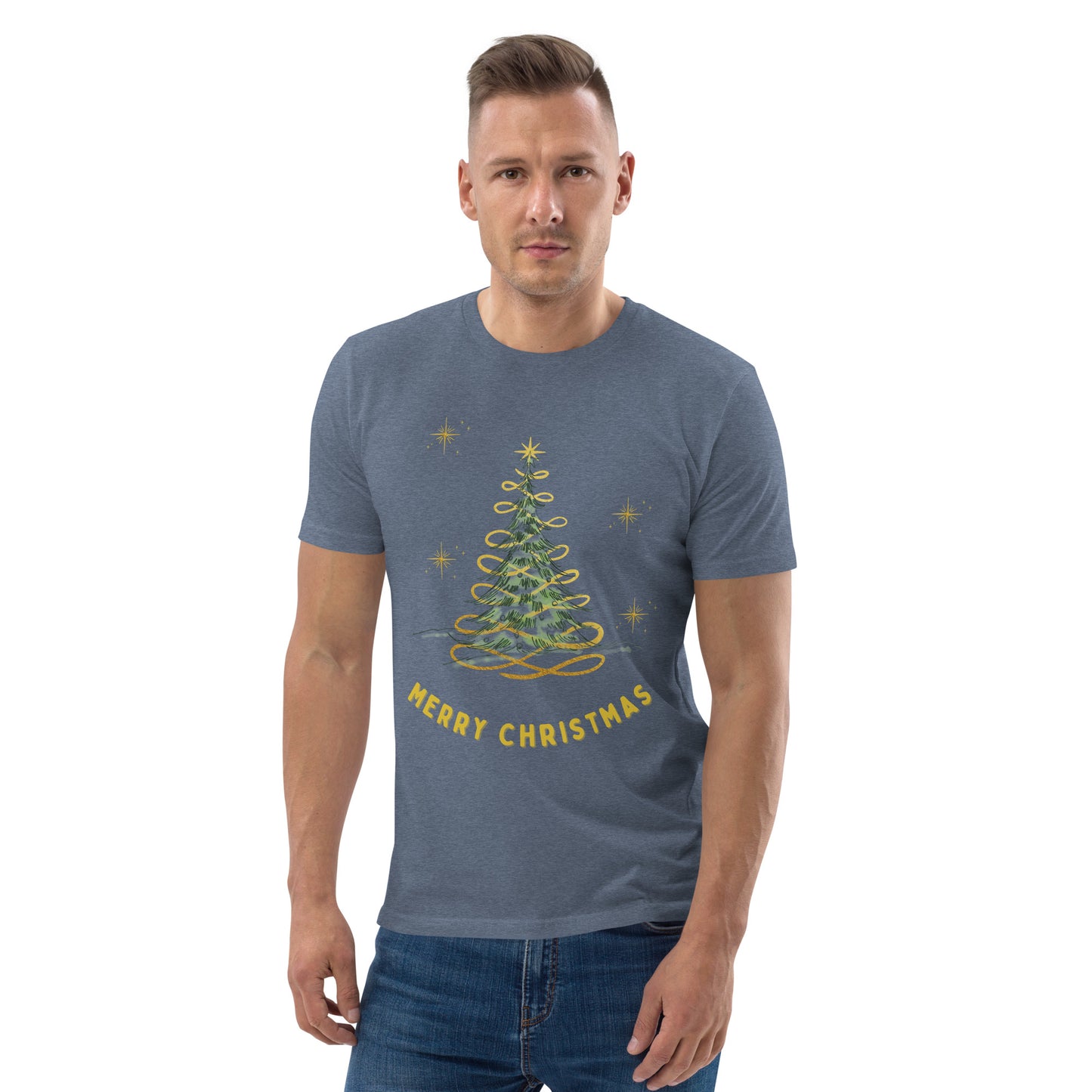 Unisex organic cotton t-shirt Christmas theme