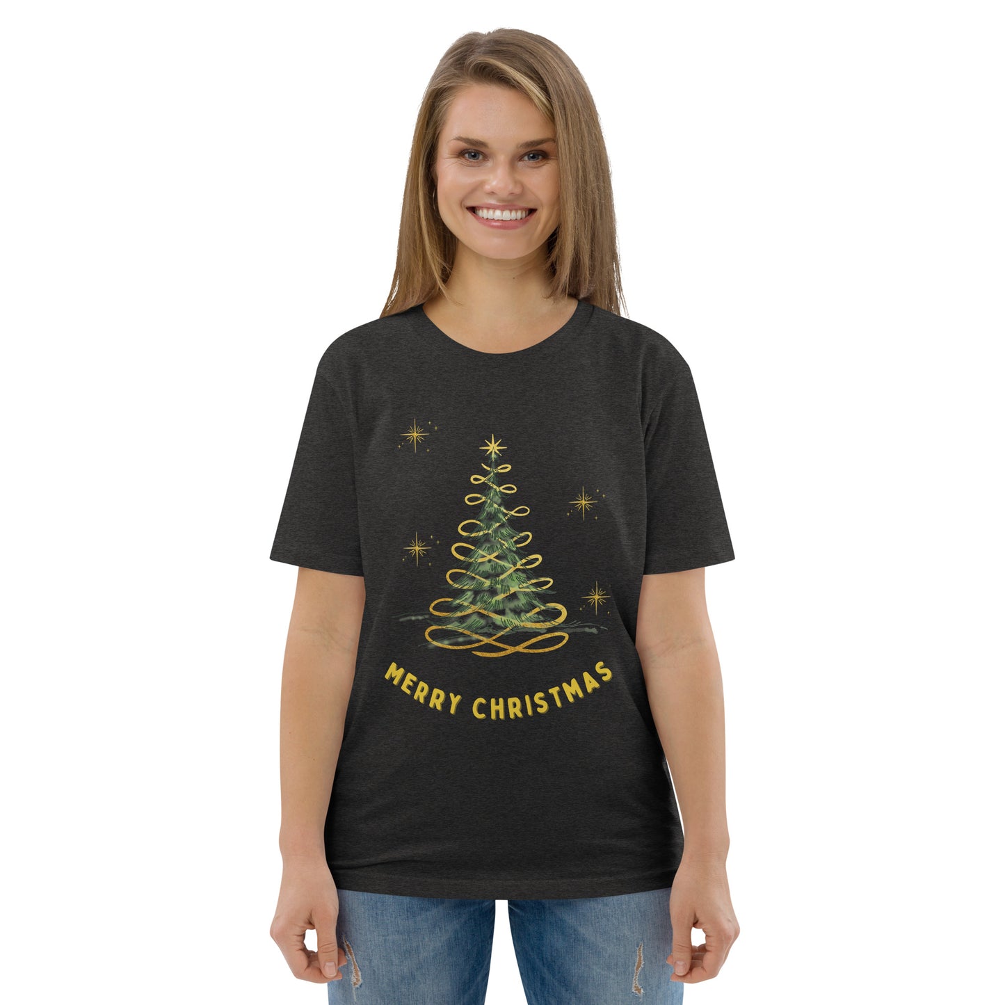 Unisex organic cotton t-shirt Christmas theme