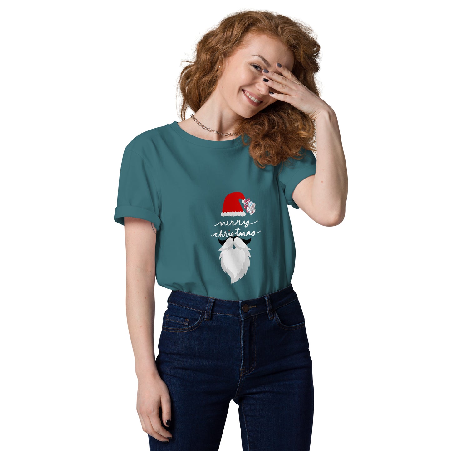 Unisex organic cotton t-shirt Christmas theme