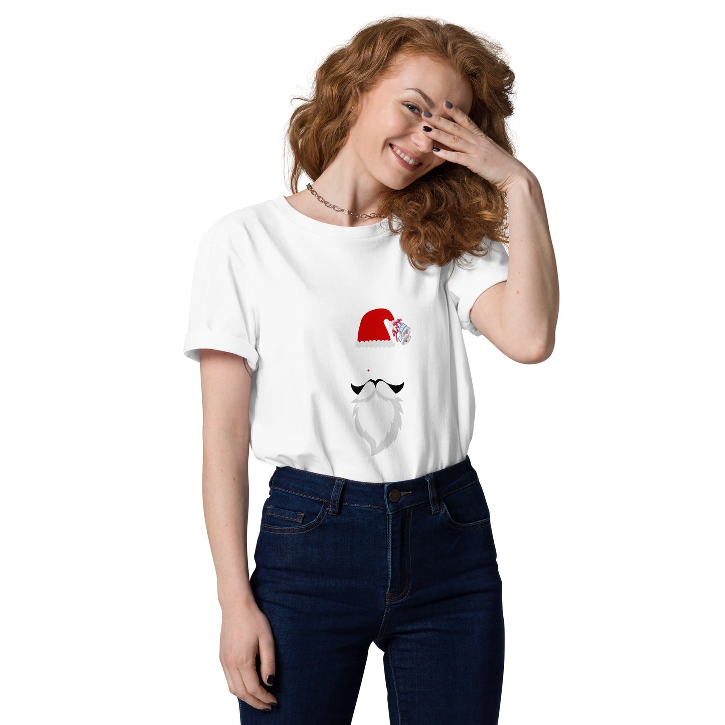 Unisex organic cotton t-shirt Christmas theme