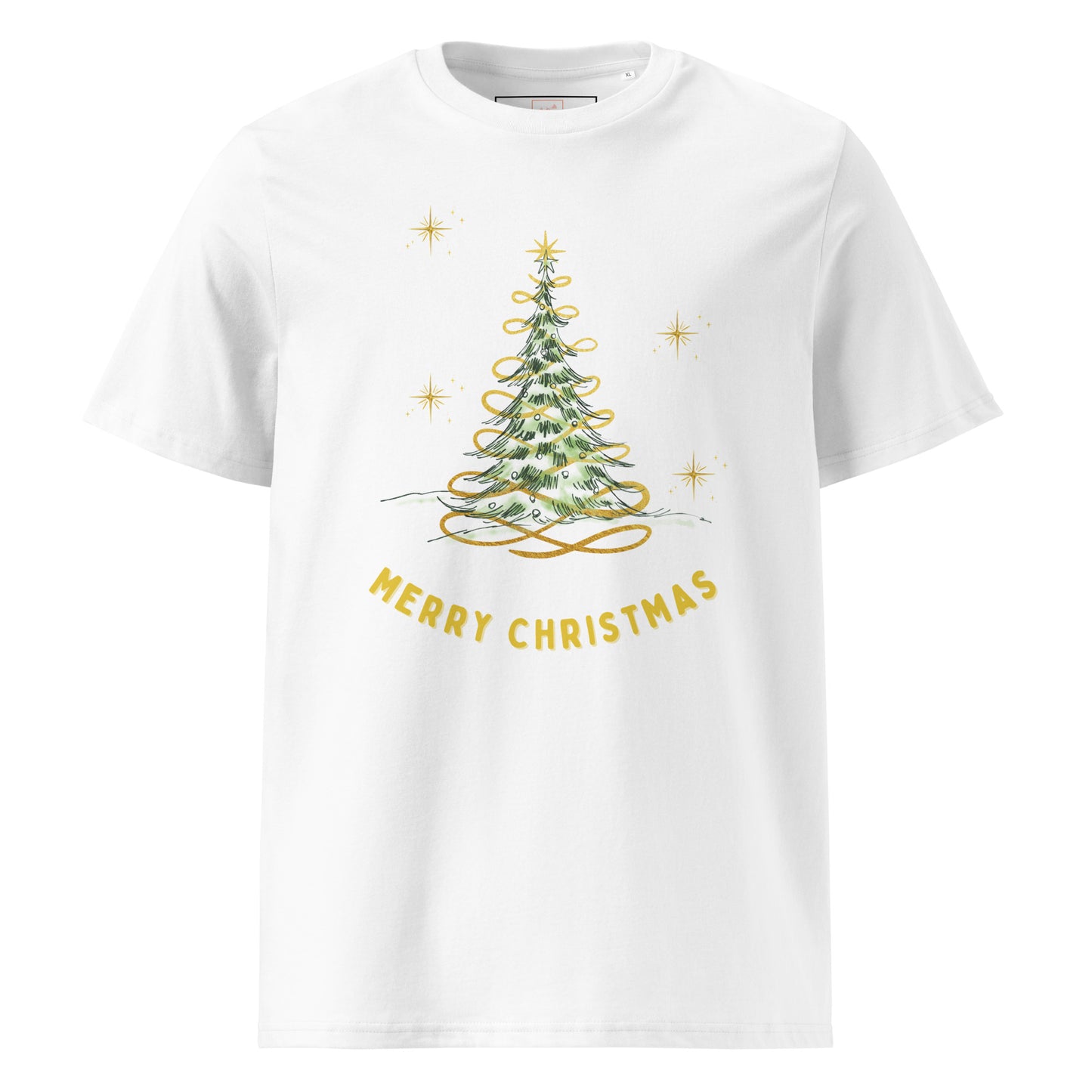 Unisex organic cotton t-shirt Christmas theme