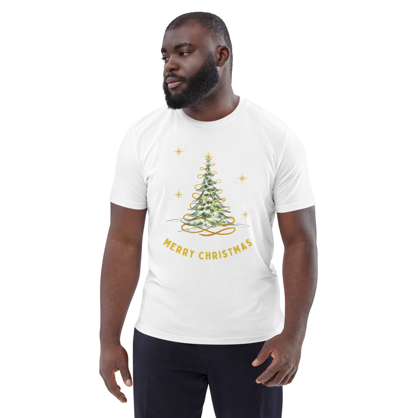 Unisex organic cotton t-shirt Christmas theme