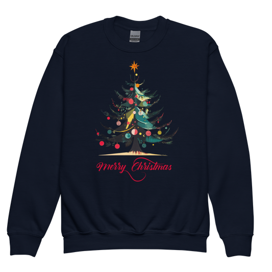 Youth crewneck sweatshirt Christmas theme