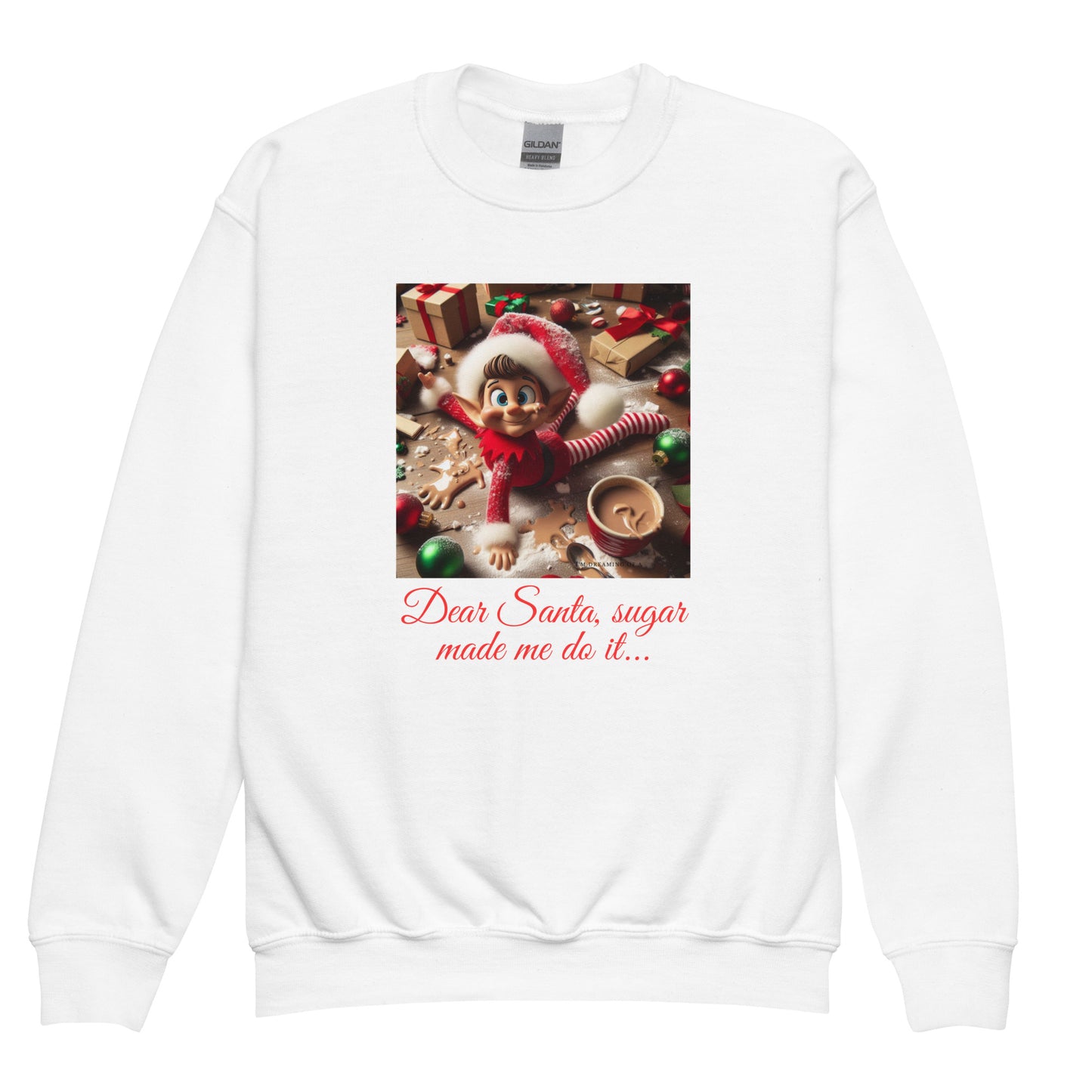 Youth crewneck sweatshirt Sugar High